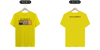 Nome do produto Camiseta - Eu Apoio o AcessibiliBAR (Clara)
