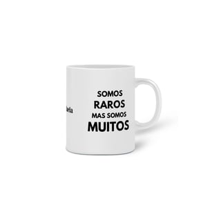 Nome do produto CANECA PRETA - SOMOS RAROS