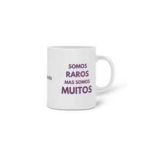 Nome do produto CANECA ROXA - SOMOS RAROS