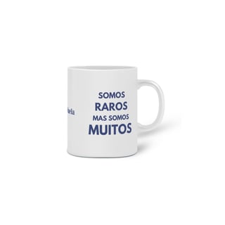 Nome do produto CANECA AZUL - SOMOS RAROS