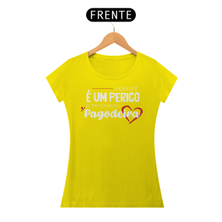 Nome do produto Baby Look Pagodeira (escrita branca)