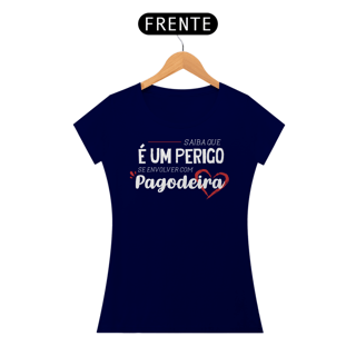 Nome do produto Baby Look Pagodeira (escrita branca)