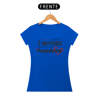 Nome do produto Baby Look Pagodeira (escrita preta)
