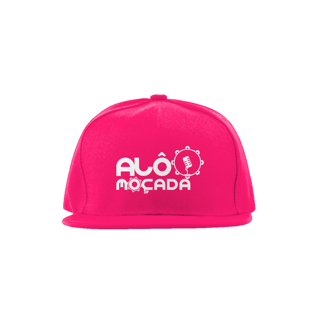 Nome do produto Boné Alô Moçada logo branca