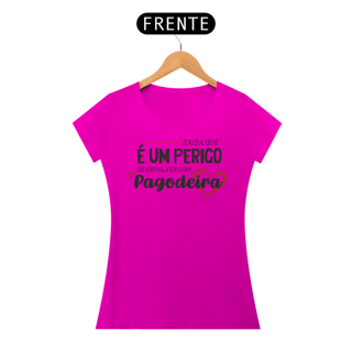 Nome do produto Baby Look Pagodeira (escrita preta)