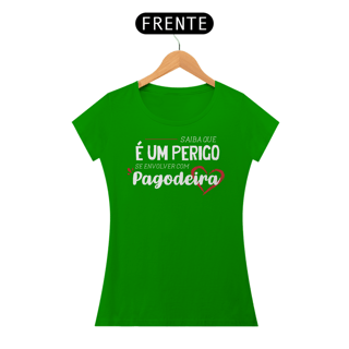 Nome do produto Baby Look Pagodeira (escrita branca)