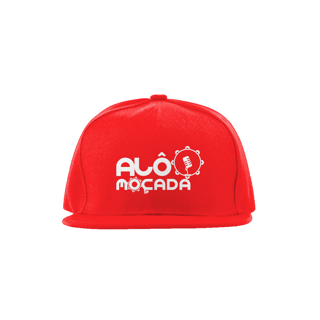 Nome do produto Boné Alô Moçada logo branca