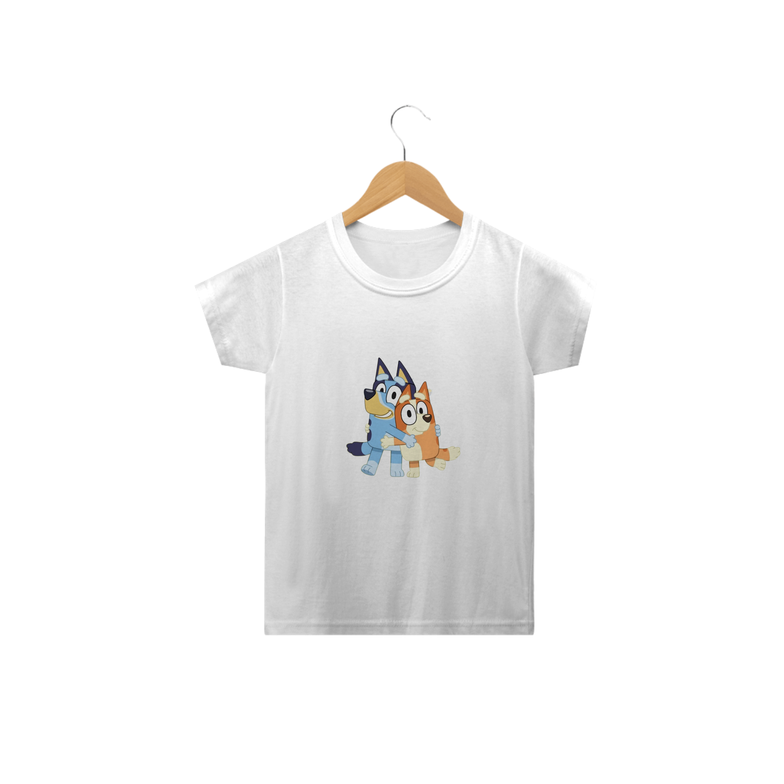 Camisetas Infantil bluey e bingo Varias Cores