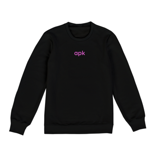 Moletom APK Co.: Logo Rosa