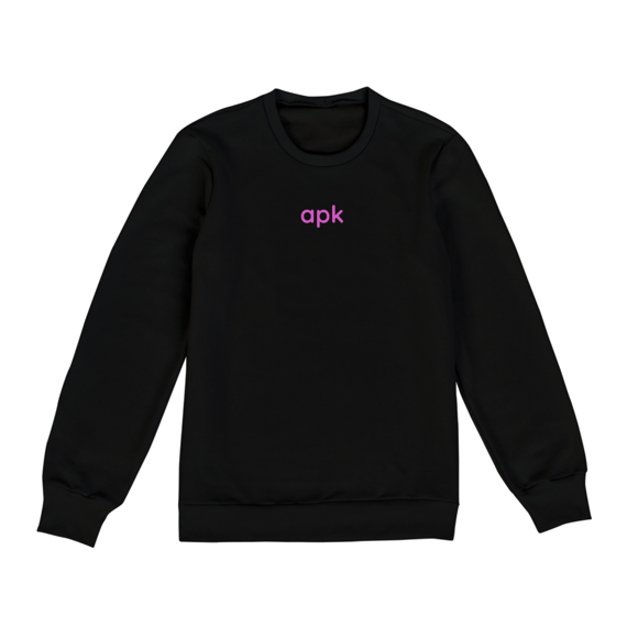 Moletom APK Co.: Logo Rosa