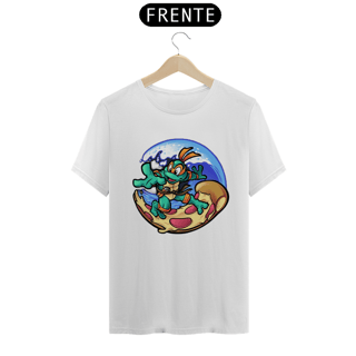 surfing pizza