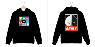 Nome do produto Army - Stickers Collection