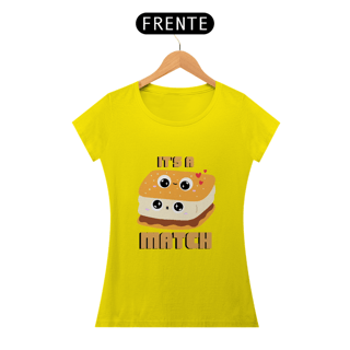 Nome do produto Camiseta Baby long It's a match
