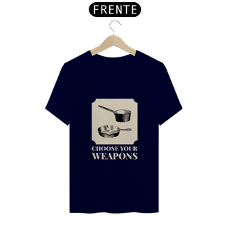 Nome do produto Camiseta Panelas weapons