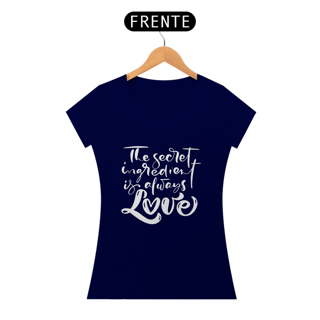 Nome do produto Camiseta Baby long Love - The secret ingredient