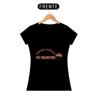 Nome do produto Camiseta Baby long Food my valentine