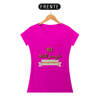 Nome do produto Camiseta Baby long single and hungry
