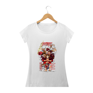 Nome do produto Camiseta Feminina Luffy todas as transformações ONE PIECE