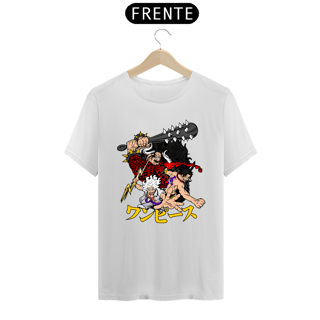 Nome do produto Camiseta Luffy Gear 5, Ace e Kaido - One Piece