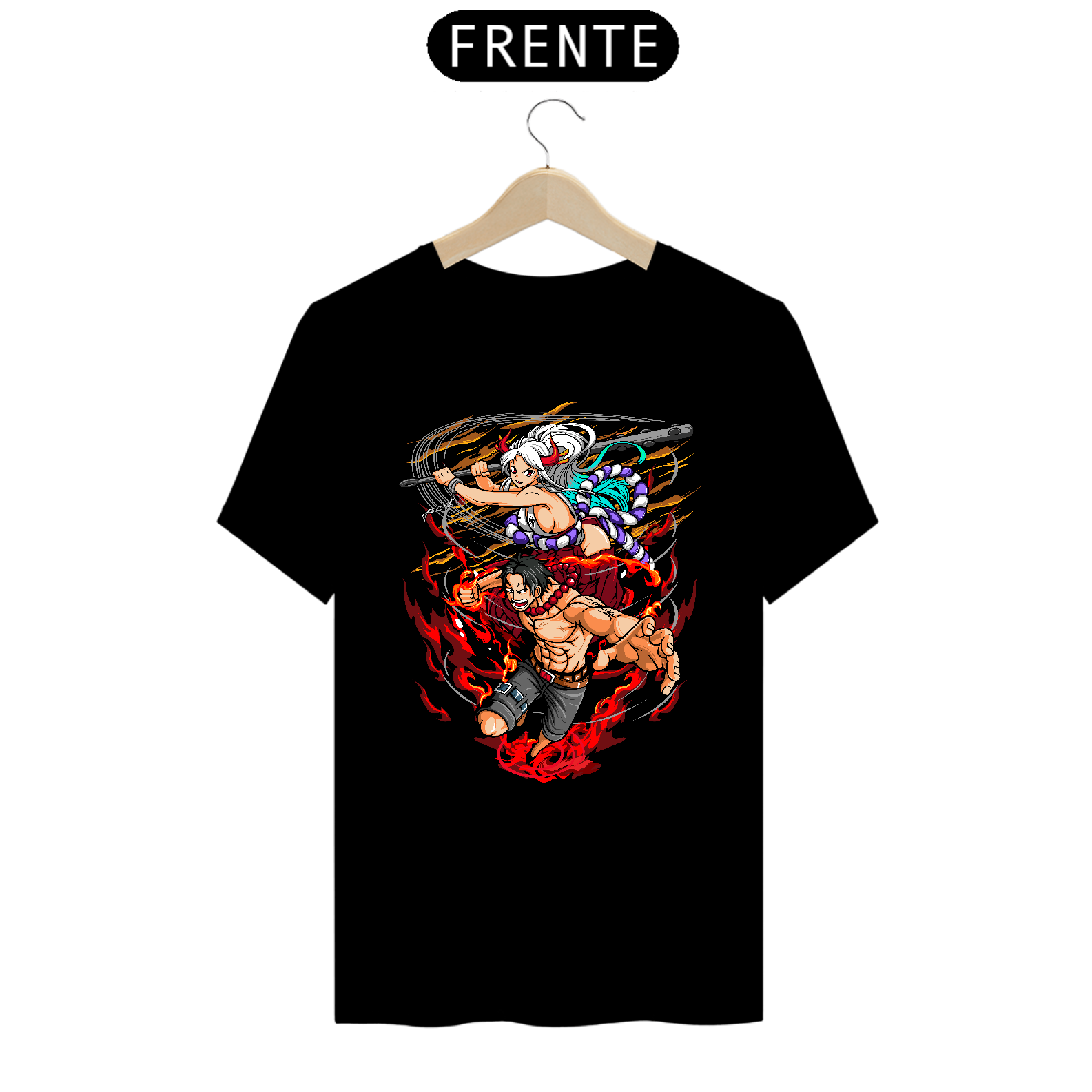 Camiseta Ace e Yamato - One Piece