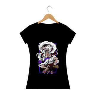 Camiseta feminina Luffy Gear 5 - One Piece