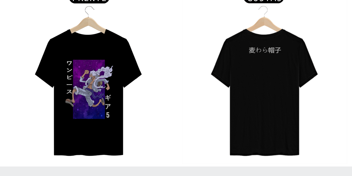 Nome do produto: camisa Luffy - Sun God Nika