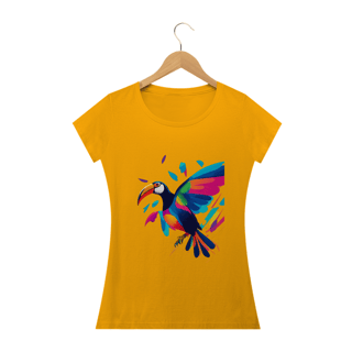 Nome do produto Camiseta Feminina Baby Look Tucano Carioca