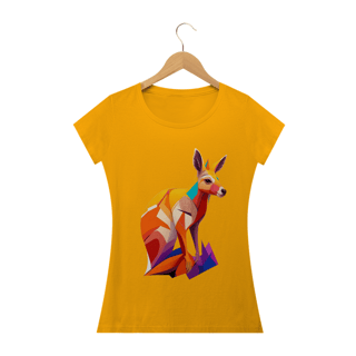 Nome do produto Camiseta Feminina Baby Look Canguru