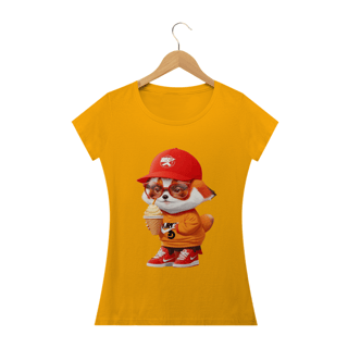 Nome do produto Camiseta Feminina Baby Look Panda Estiloso