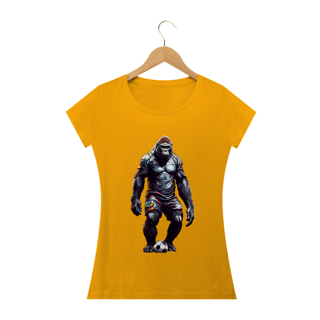 Nome do produto Camiseta Feminina Baby Look Gorila Artilheiro