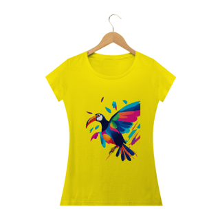 Nome do produto Camiseta Feminina Baby Look Tucano Carioca