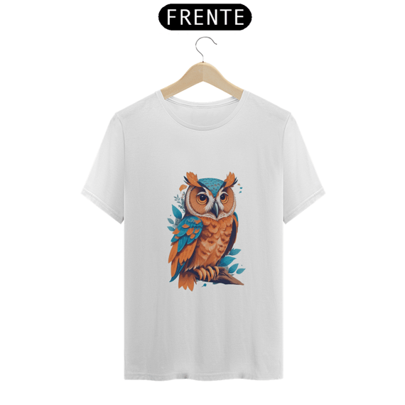 Camiseta Masculina Coruja da Sabedoria 