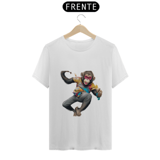 Nome do produto Camiseta Masculina Macaco Ninja