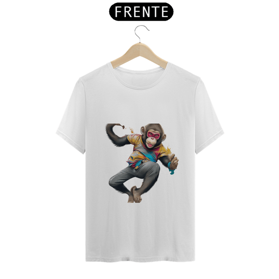 Camiseta Masculina Macaco Ninja