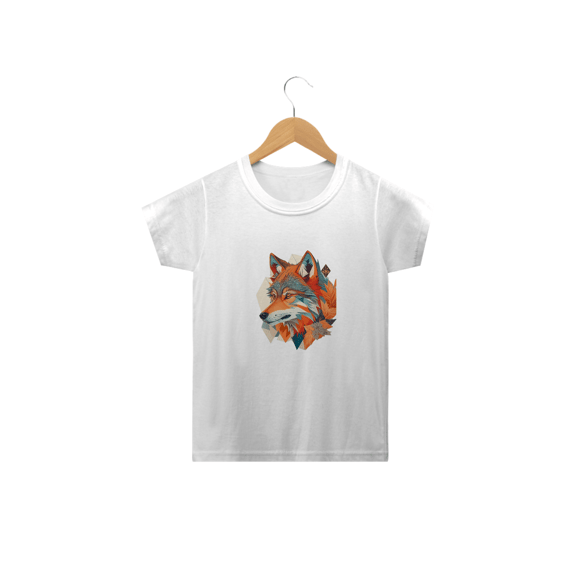 Camiseta Infantil Lobo do Outono