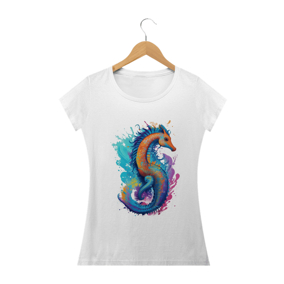 Camiseta Masculina Cavalo Marinho Gradiente
