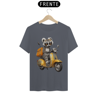 Nome do produto Camiseta Masculina Gaxinim Motoqueiro