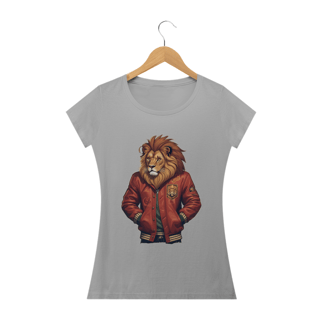 Nome do produto Camiseta Feminina Baby Look Leão Atleta