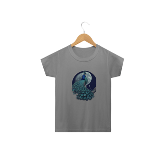 Nome do produto Camiseta Infantil Pavão da Meia Noite