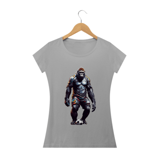 Nome do produto Camiseta Feminina Baby Look Gorila Artilheiro