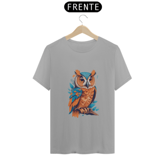Nome do produto Camiseta Masculina Coruja da Sabedoria 