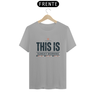 Nome do produto Camiseta Clássica This is Sunday