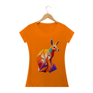 Nome do produto Camiseta Feminina Baby Look Canguru
