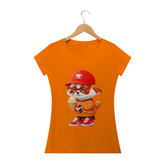Nome do produto Camiseta Feminina Baby Look Panda Estiloso