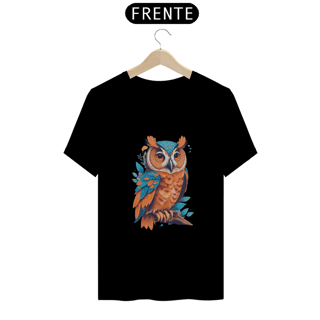 Nome do produto Camiseta Masculina Coruja da Sabedoria 