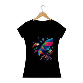 Nome do produto Camiseta Feminina Baby Look Tucano Carioca