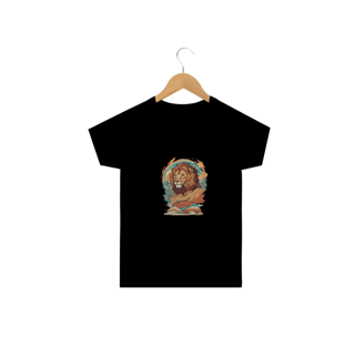 Nome do produto Camiseta Infantil Leão Surfista da Montanha