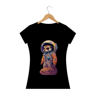 Nome do produto Camiseta Feminina Baby Look Suricato Marciano