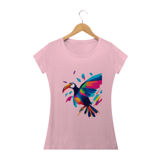 Nome do produto Camiseta Feminina Baby Look Tucano Carioca