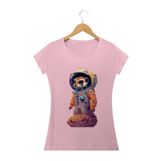 Nome do produto Camiseta Feminina Baby Look Suricato Marciano